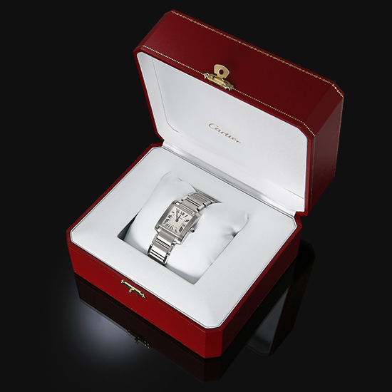 CARTIER(USED) 탱크 프랑세스 스틸 M