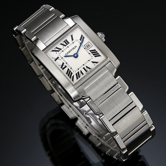 CARTIER(USED) 탱크 프랑세스 스틸 M