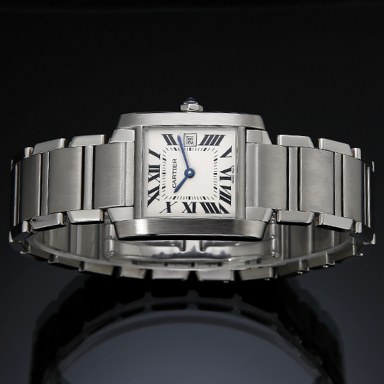 CARTIER(USED) 탱크 프랑세스 스틸 M