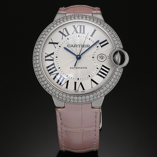 CARTIER(USED)발롱블루 42 다이아베젤