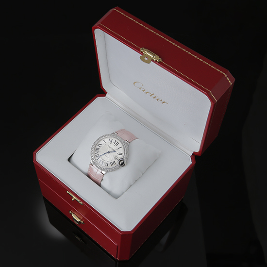 CARTIER(USED)발롱블루 42 다이아베젤