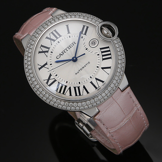 CARTIER(USED)발롱블루 42 다이아베젤