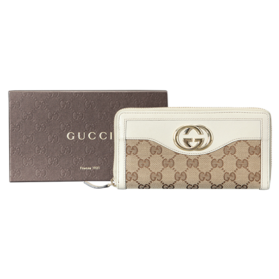 GUCCI(USED) 구찌 씨마 자가드 지피 월릿