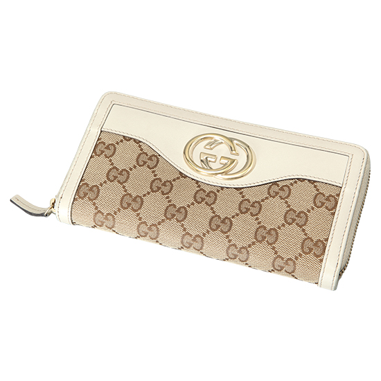 GUCCI(USED) 구찌 씨마 자가드 지피 월릿