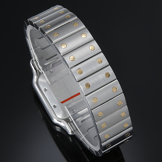 CARTIER(USED) 산토스 갈베 콤비 오토 라지