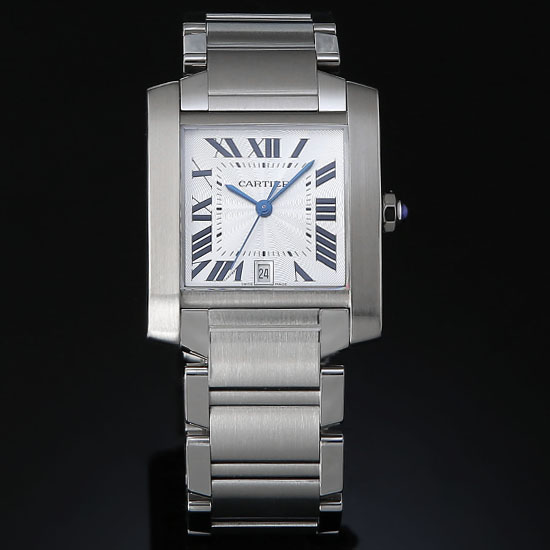 CARTIER(USED) 탱크 프랑세스 스틸 L