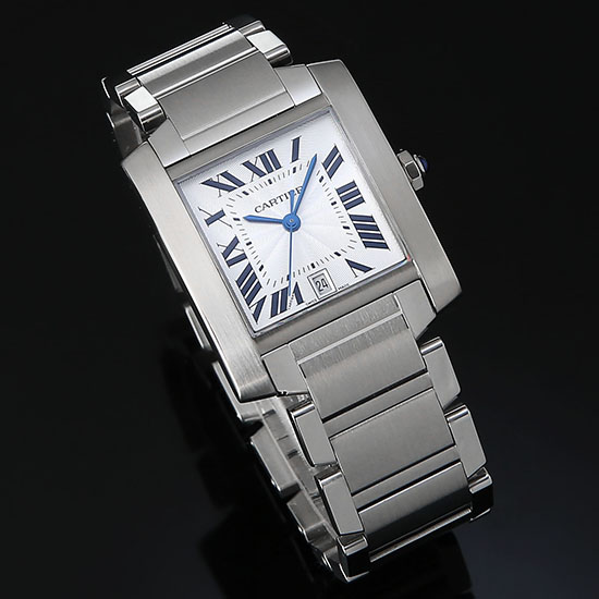 CARTIER(USED) 탱크 프랑세스 스틸 L