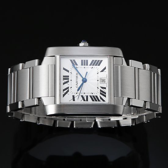 CARTIER(USED) 탱크 프랑세스 스틸 L