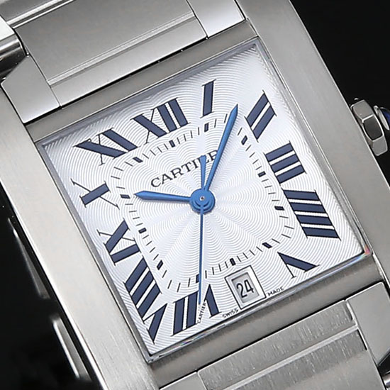 CARTIER(USED) 탱크 프랑세스 스틸 L