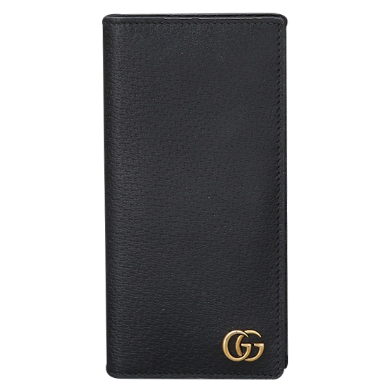 GUCCI(USED) 구찌 GG로고 마몽트 플랩 장지갑