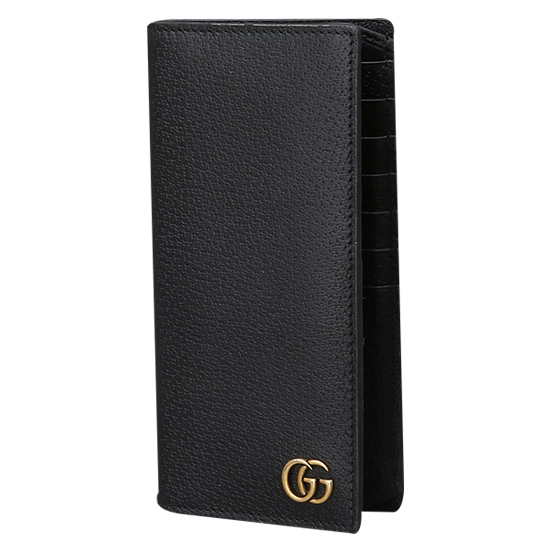 GUCCI(USED) 구찌 GG로고 마몽트 플랩 장지갑