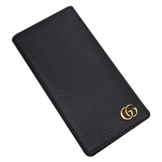 GUCCI(USED) 구찌 GG로고 마몽트 플랩 장지갑
