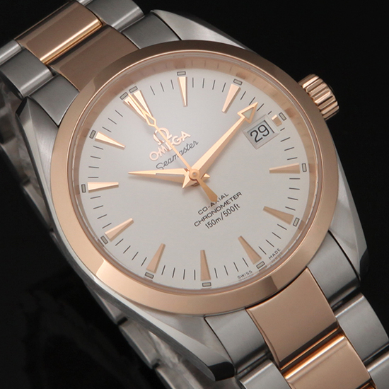 OMEGA(USED) 아쿠아테라 콤비 코엑셜