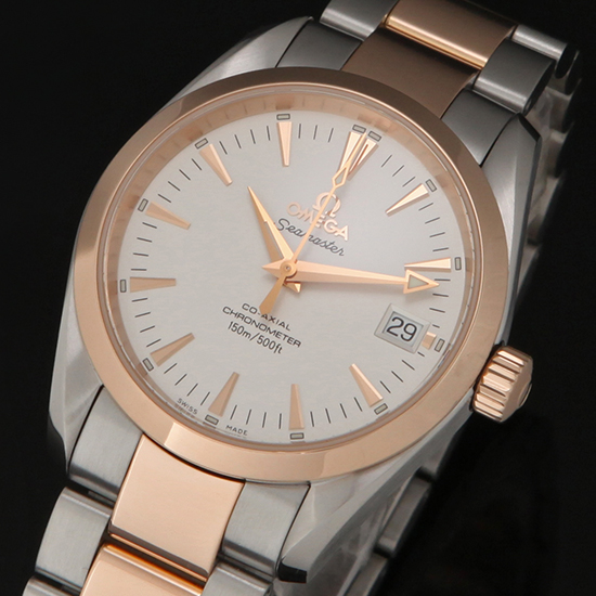 OMEGA(USED) 아쿠아테라 콤비 코엑셜