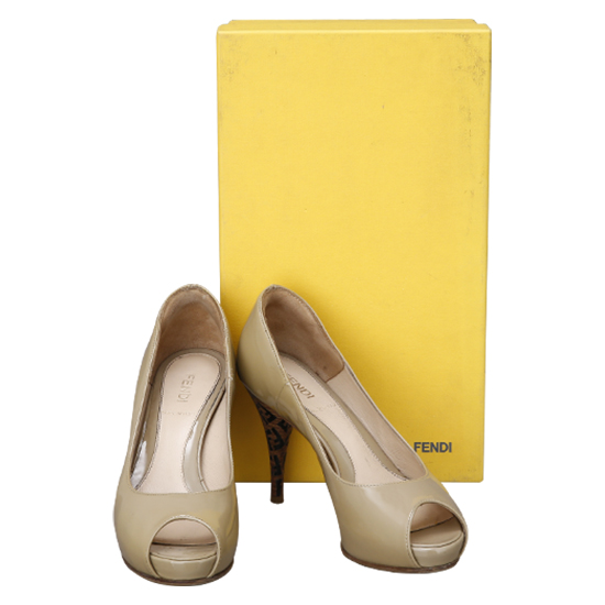 FENDI(USED)펜디 오픈토 하이힐