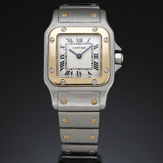 CARTIER(USED) 산토스 갈베 콤비 스몰