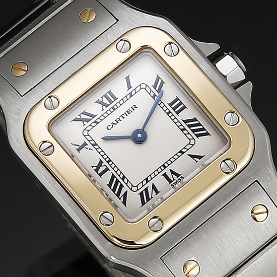 CARTIER(USED) 산토스 갈베 콤비 스몰