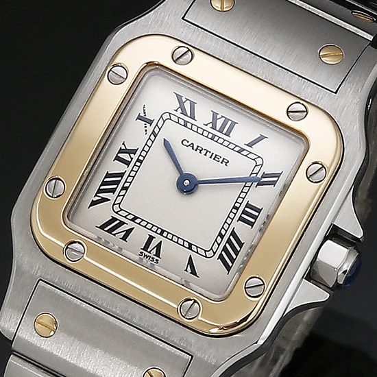 CARTIER(USED) 산토스 갈베 콤비 스몰
