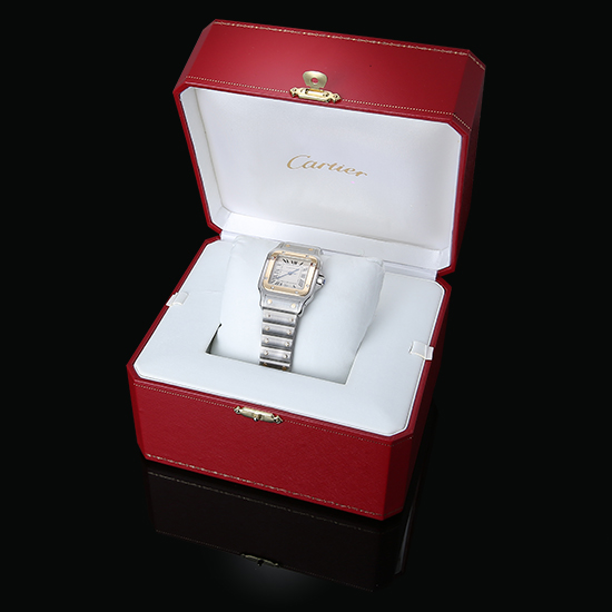 CARTIER(USED) 산토스 갈베 콤비 라지