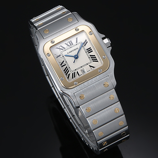 CARTIER(USED) 산토스 갈베 콤비 라지