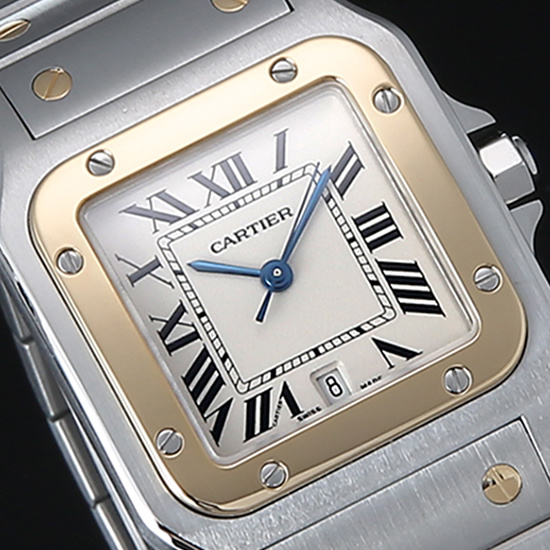 CARTIER(USED) 산토스 갈베 콤비 라지