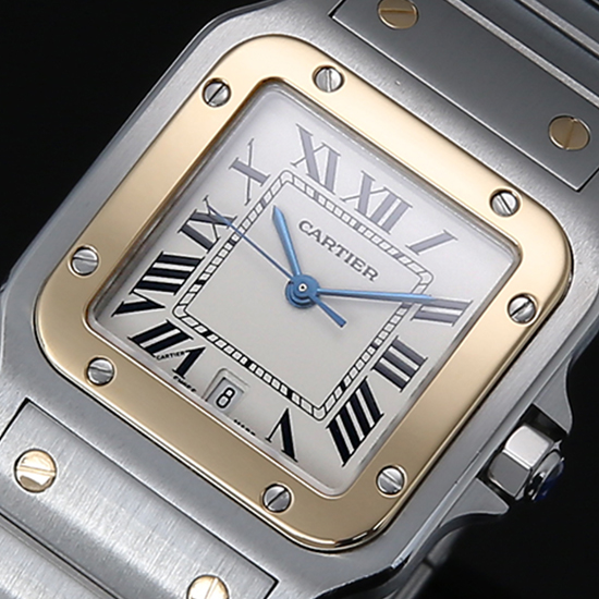 CARTIER(USED) 산토스 갈베 콤비 라지