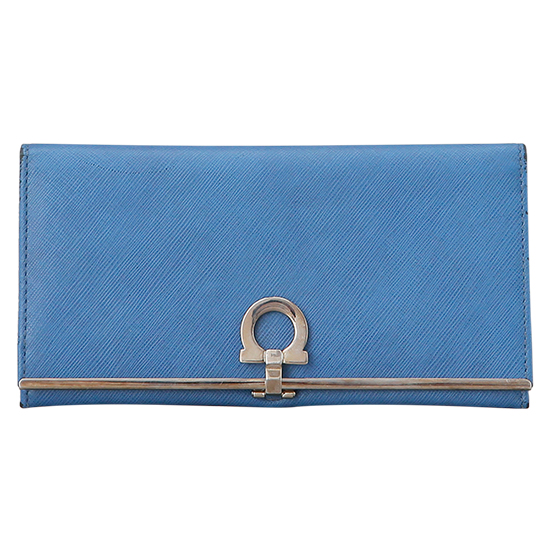 FERRAGAMO(USED)간치니 장식 장지갑