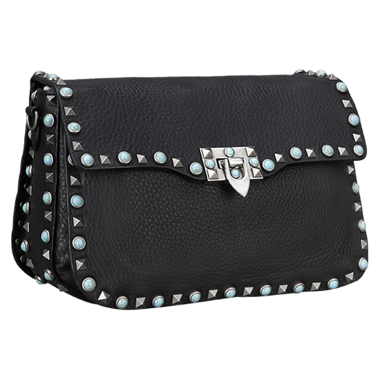 VALENTINO(USED)락스터드 숄더백