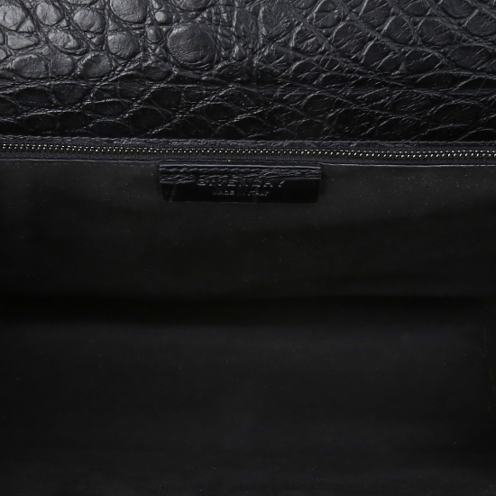 GIVENCHY(USED)판도라 박스 엘리게이터 스킨 블랙 미
