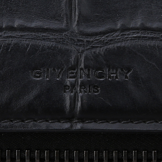 GIVENCHY(USED)판도라 박스 엘리게이터 스킨 블랙 미