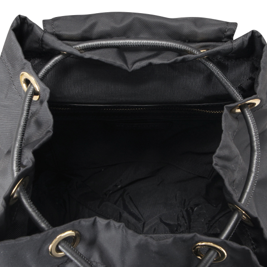 BURBERRY(USED)테크니컬 블랙 나일론 가죽 럭색 백팩