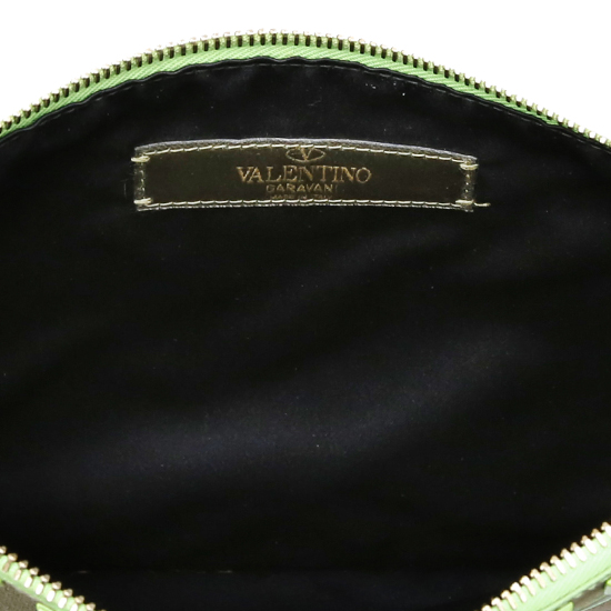 VALENTINO(USED)락스터드 밀리터리 클러치