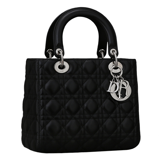 CHRISTIAN DIOR(USED)레이디 디올 까나쥬 블랙