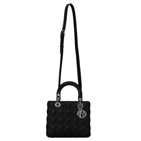 CHRISTIAN DIOR(USED)레이디 디올 까나쥬 블랙