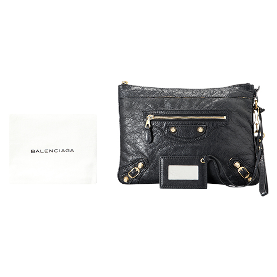 BALENCIAGA(USED)자이언트 짚업 클러치