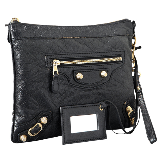 BALENCIAGA(USED)자이언트 짚업 클러치