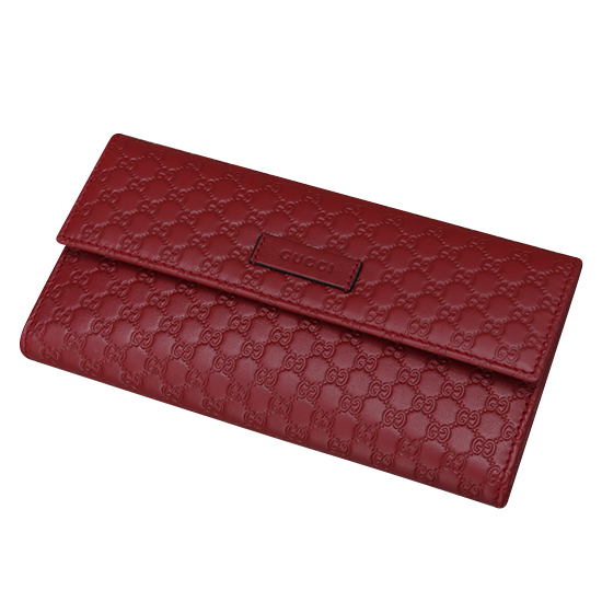 GUCCI(USED) 구찌 씨마 레더 플랩 장지갑