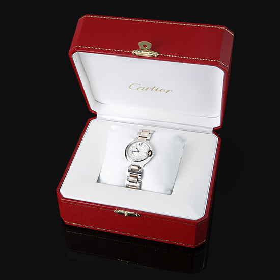 CARTIER(USED) 발롱블루 콤비 28