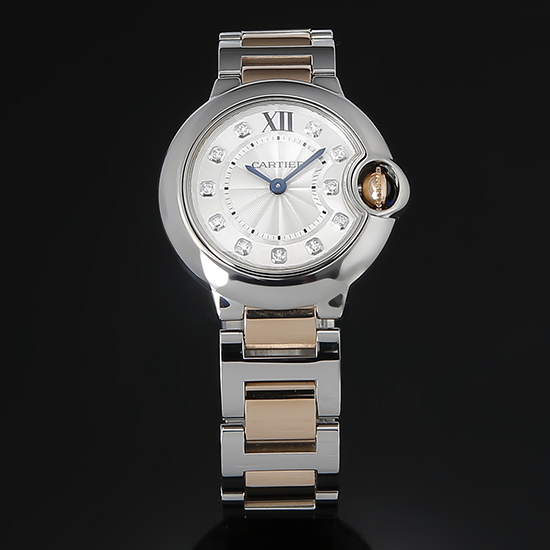 CARTIER(USED) 발롱블루 콤비 28