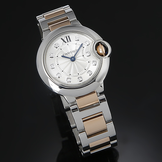 CARTIER(USED) 발롱블루 콤비 28