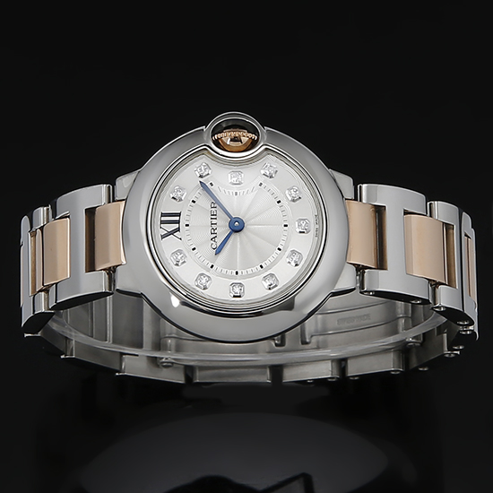 CARTIER(USED) 발롱블루 콤비 28