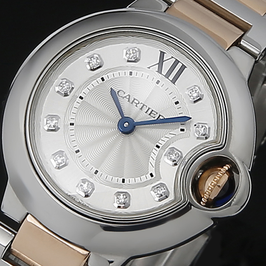 CARTIER(USED) 발롱블루 콤비 28
