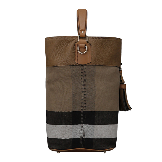 BURBERRY(USED)애쉬비 캔버스 체크 호보백