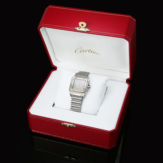 CARTIER(USED) 산토스 갈베 콤비 라지