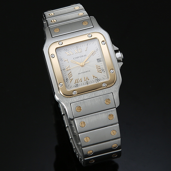 CARTIER(USED) 산토스 갈베 콤비 라지