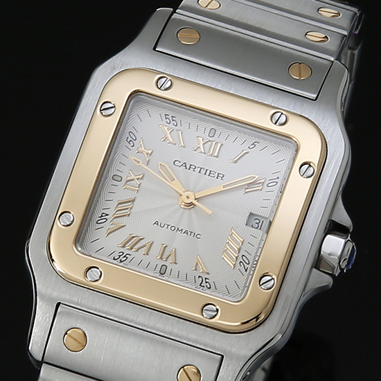 CARTIER(USED) 산토스 갈베 콤비 라지