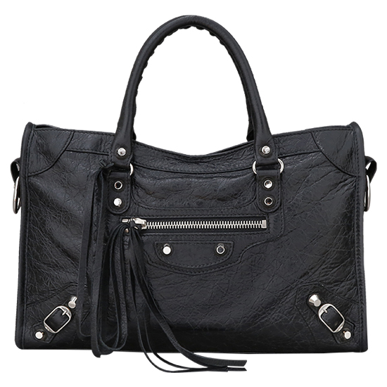 BALENCIAGA(USED)클래식 시티백 블랙 스몰
