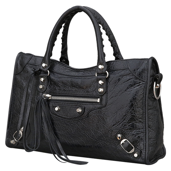 BALENCIAGA(USED)클래식 시티백 블랙 스몰