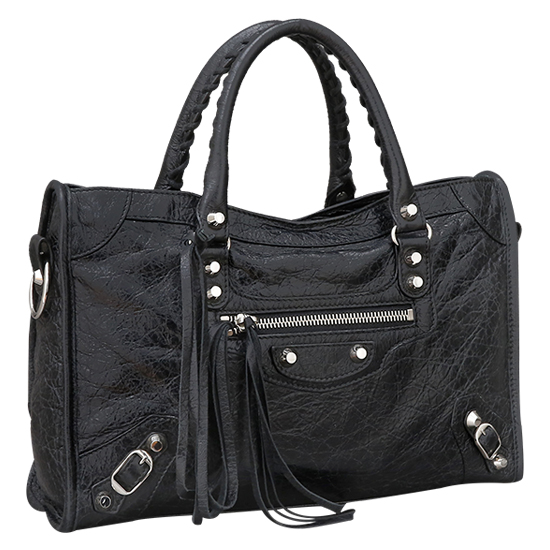 BALENCIAGA(USED)클래식 시티백 블랙 스몰
