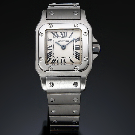 CARTIER(USED) 산토스 갈베 스틸 스몰